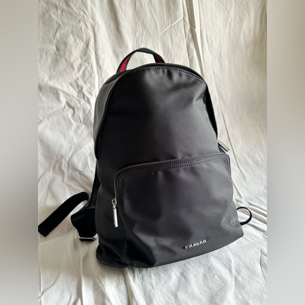 Burberry-Like Black Backpack